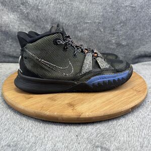 Nike Kyrie 7 Shoes Boys Size 5Y Black Basketball Signature CT4080-007 Sneakers